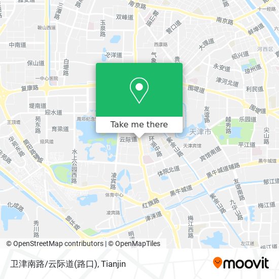 卫津南路/云际道(路口) map