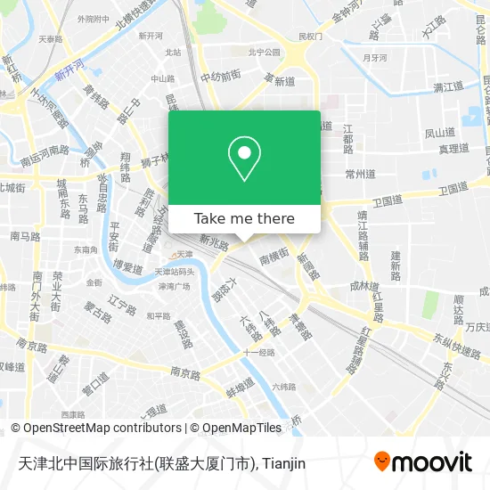天津北中国际旅行社(联盛大厦门市) map