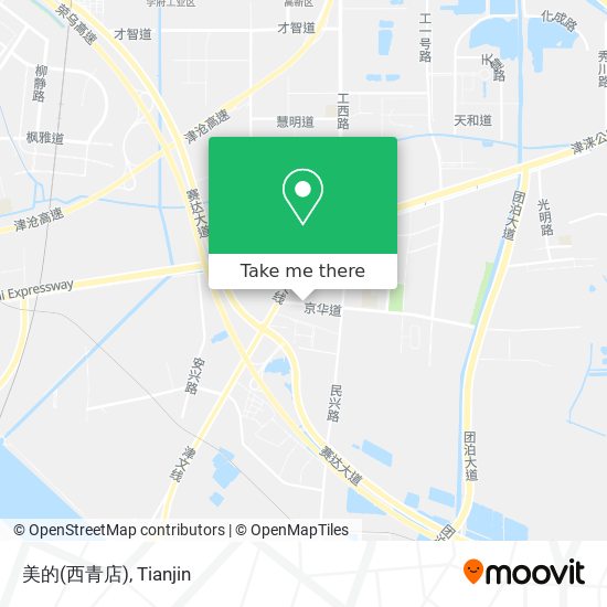 美的(西青店) map