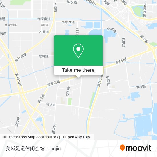 美域足道休闲会馆 map