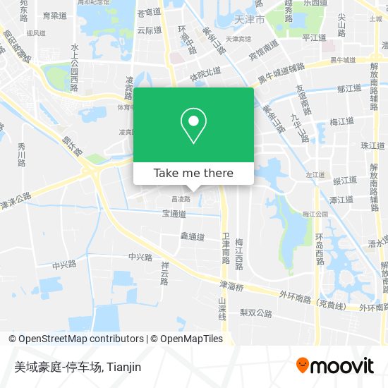 美域豪庭-停车场 map