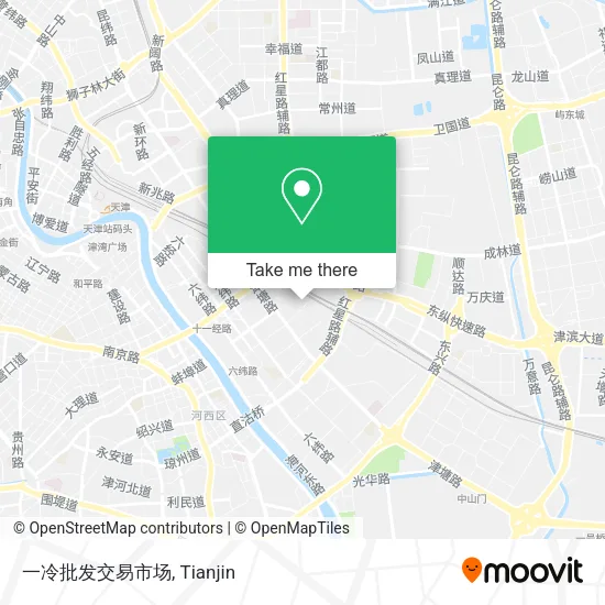 一冷批发交易市场 map