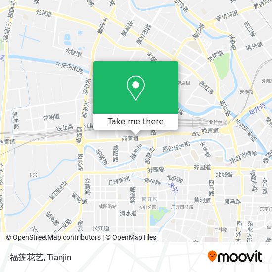 福莲花艺 map