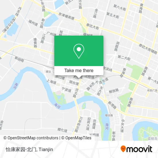 怡康家园-北门 map