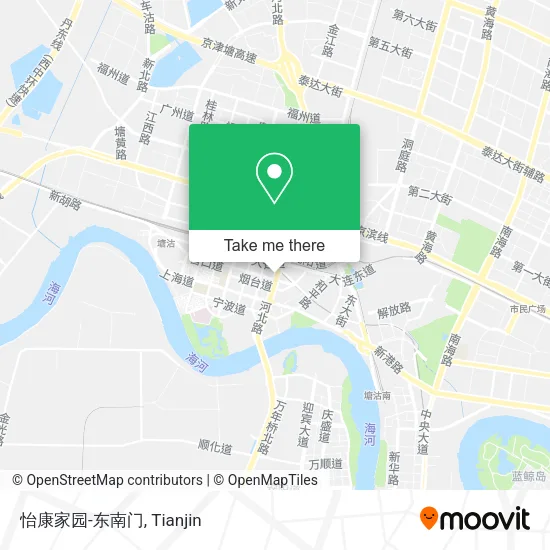 怡康家园-东南门 map