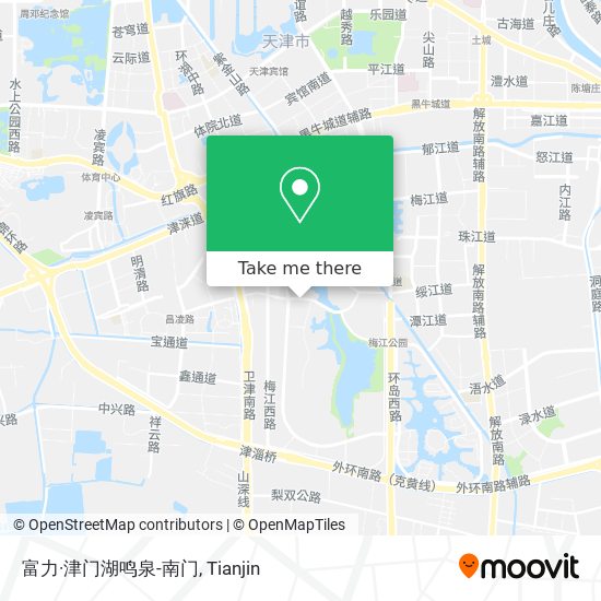 富力·津门湖鸣泉-南门 map