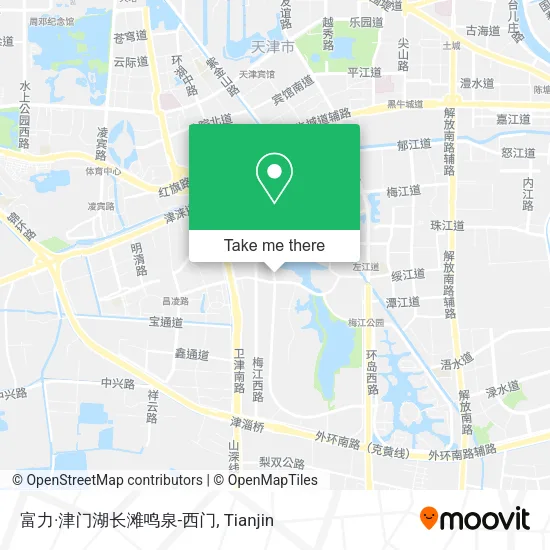 富力·津门湖长滩鸣泉-西门 map