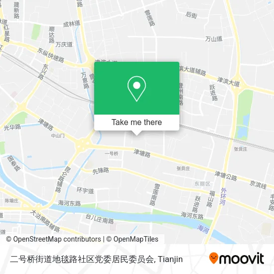 二号桥街道地毯路社区党委居民委员会 map