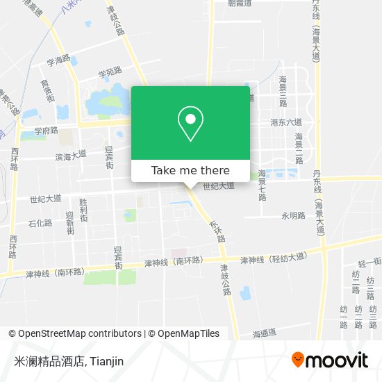 米澜精品酒店 map