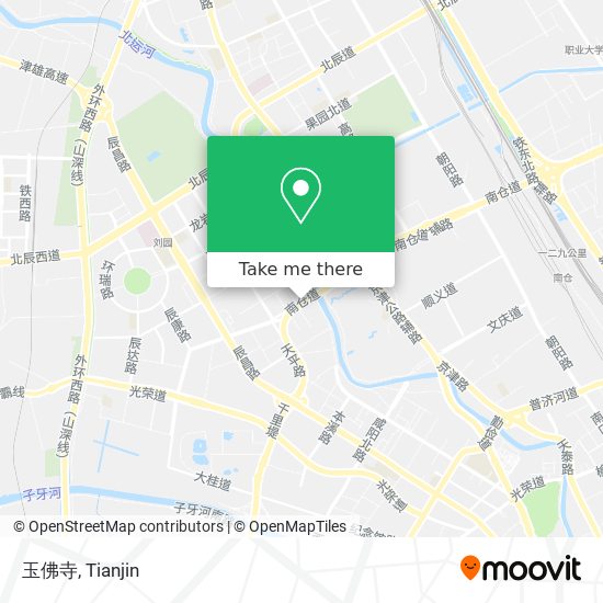 玉佛寺 map