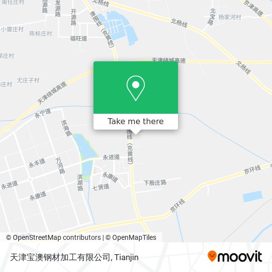 天津宝澳钢材加工有限公司 map