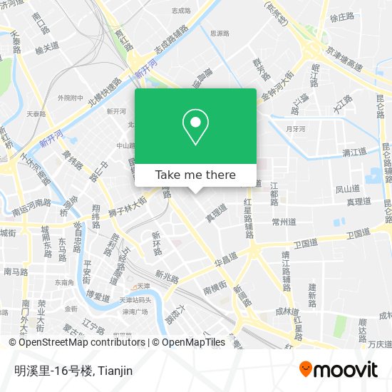 明溪里-16号楼 map