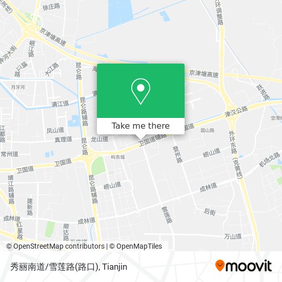 秀丽南道/雪莲路(路口) map