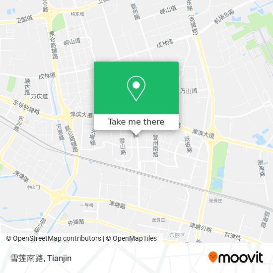 雪莲南路 map