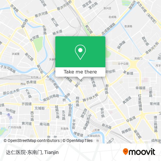 达仁医院-东南门 map