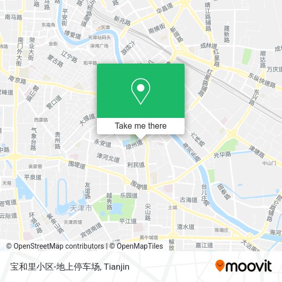 宝和里小区-地上停车场 map