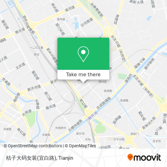 桔子大码女装(宜白路) map
