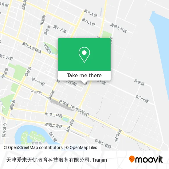 天津爱来无忧教育科技服务有限公司 map