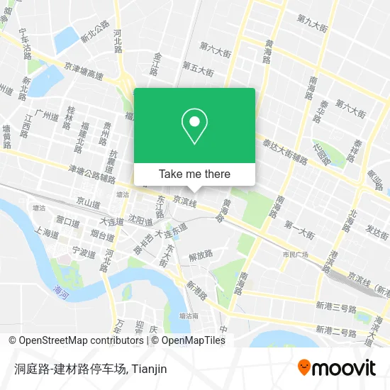 洞庭路-建材路停车场 map