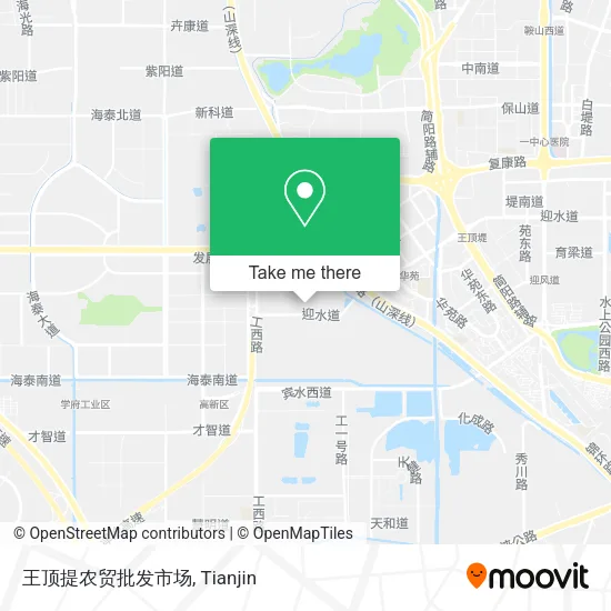 王顶提农贸批发市场 map