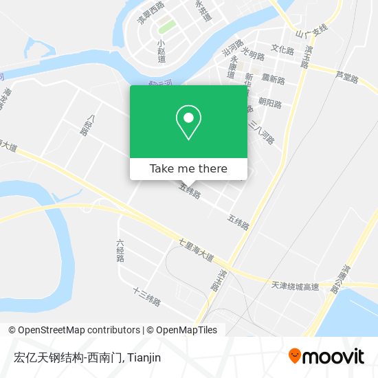 宏亿天钢结构-西南门 map