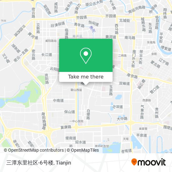 三潭东里社区-6号楼 map