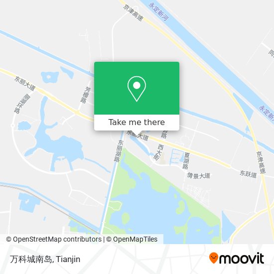 万科城南岛 map