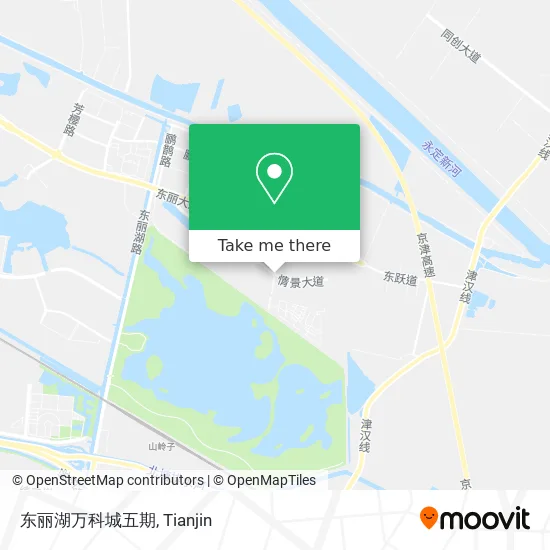 东丽湖万科城五期 map