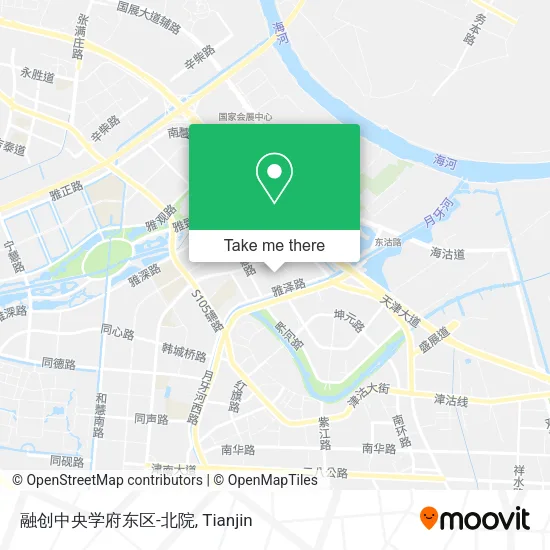 融创中央学府东区-北院 map