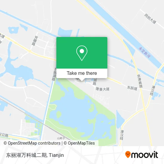 东丽湖万科城二期 map