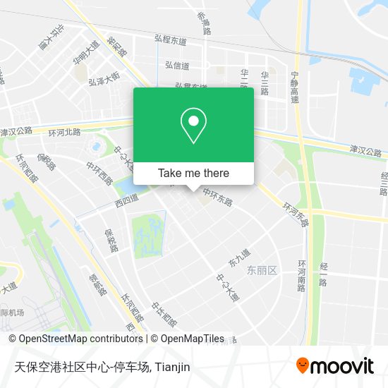 天保空港社区中心-停车场 map