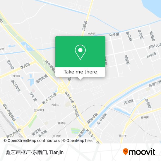 鑫艺画框厂-东南门 map