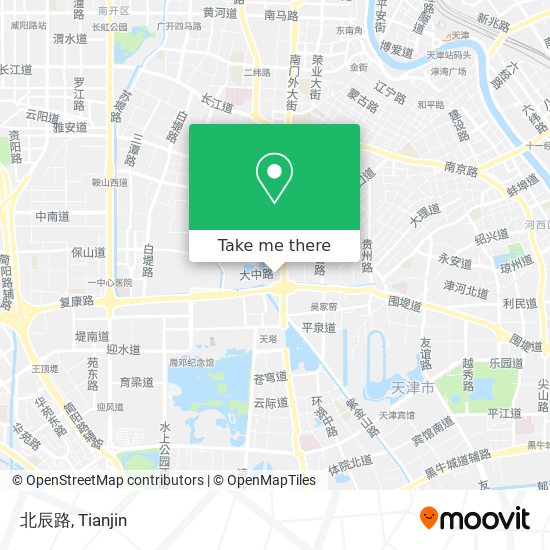 北辰路 map