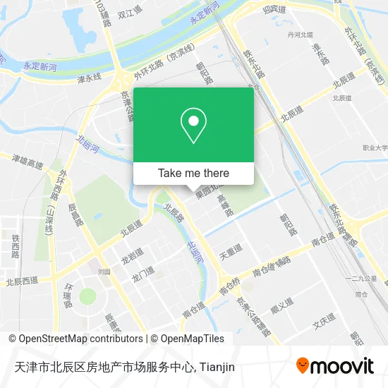 天津市北辰区房地产市场服务中心 map