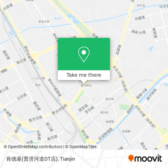 肯德基(普济河道DT店) map