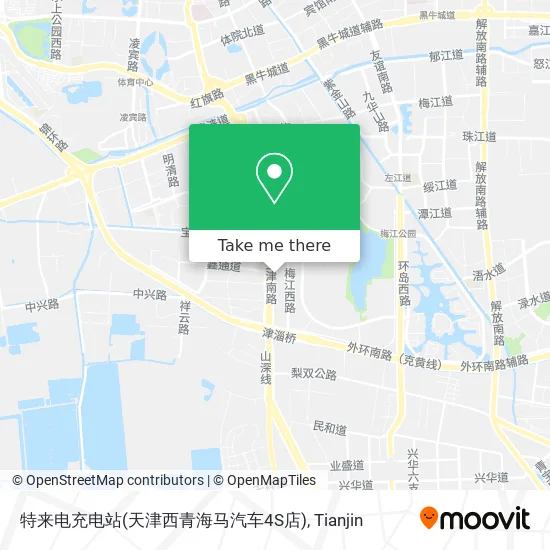 特来电充电站(天津西青海马汽车4S店) map