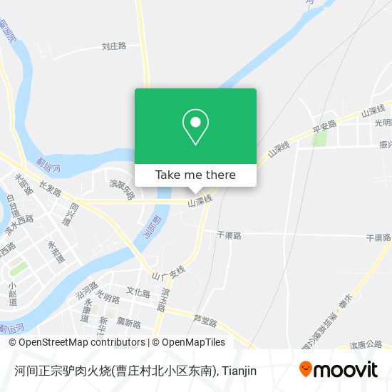 河间正宗驴肉火烧(曹庄村北小区东南) map