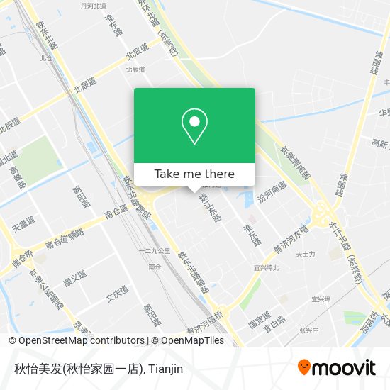 秋怡美发(秋怡家园一店) map