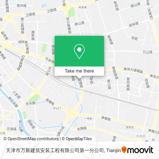 天津市万新建筑安装工程有限公司第一分公司 map