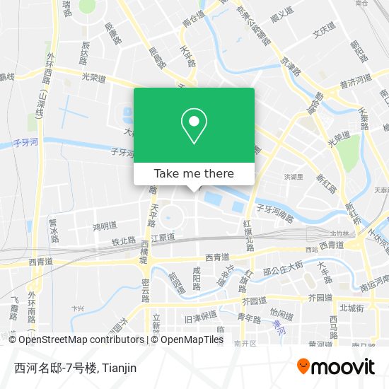 西河名邸-7号楼 map