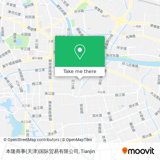 本隆商事(天津)国际贸易有限公司 map