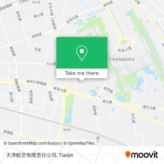 天津航空有限责任公司 map
