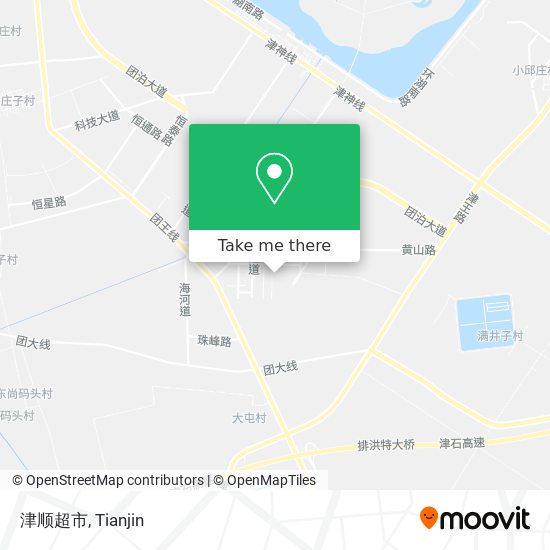 津顺超市 map