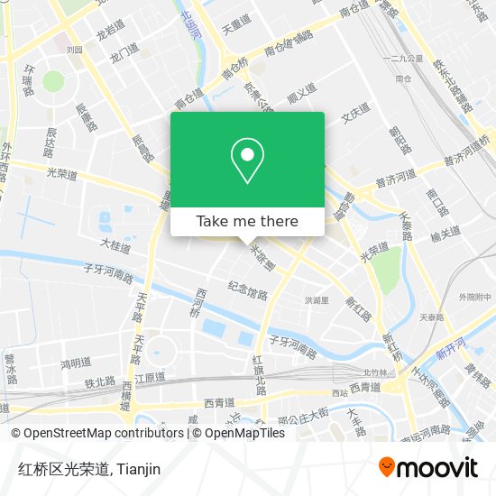红桥区光荣道 map