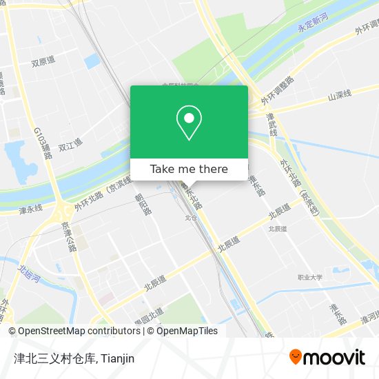 津北三义村仓库 map