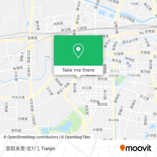 昔阳东里-北1门 map