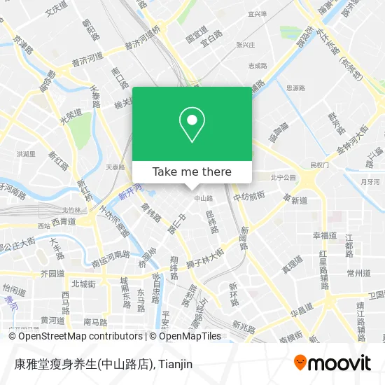 康雅堂瘦身养生(中山路店) map
