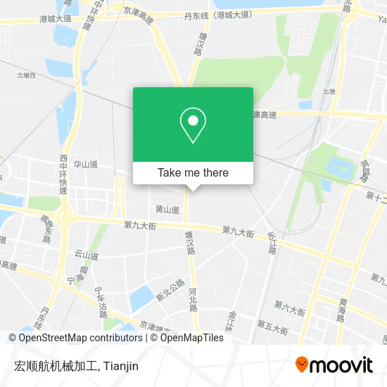 宏顺航机械加工 map