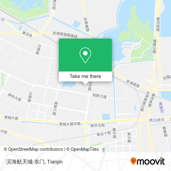 滨海航天城-东门 map