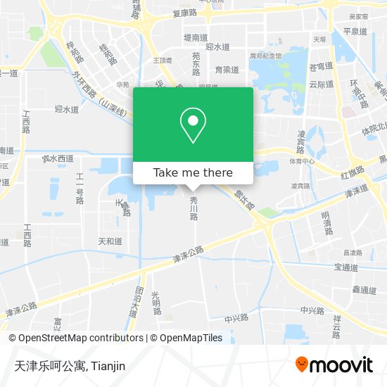 天津乐呵公寓 map